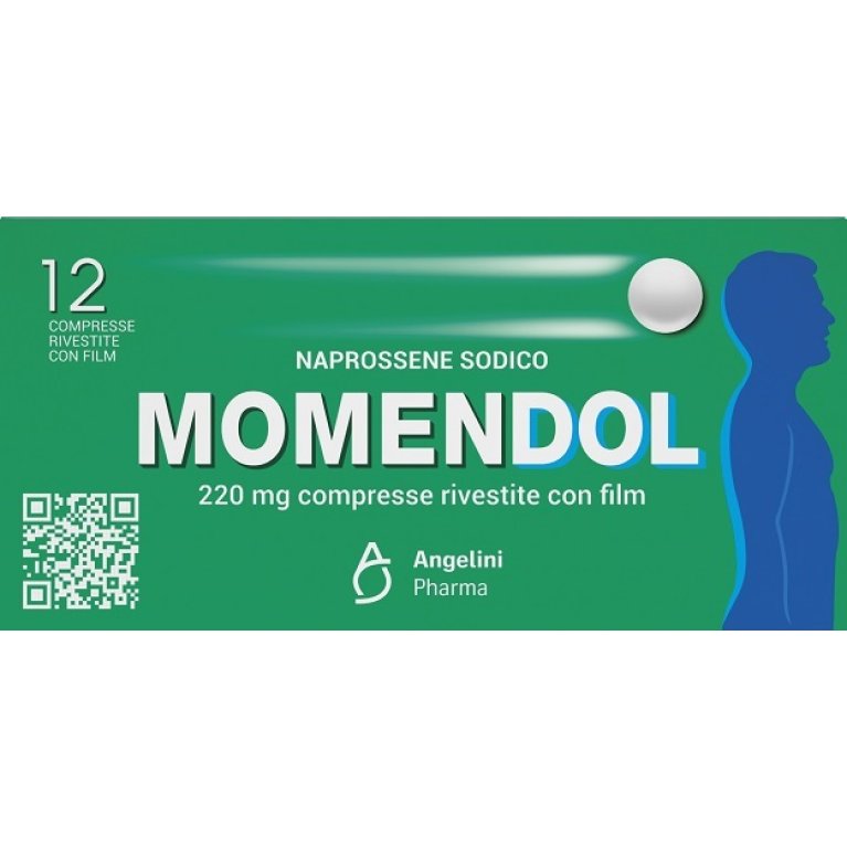 Momendol - 12 compresse 220 mg - contro il mal di testa da cervicale