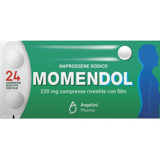 Momendol - 24 compresse 220 mg - contro il mal di testa da cervicale