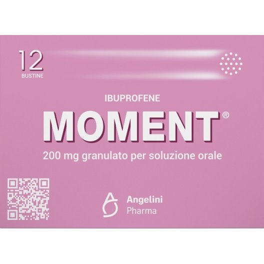 Moment Rosa - 12 bustine 200 mg - contro il mal di testa ed i dolori mestruali