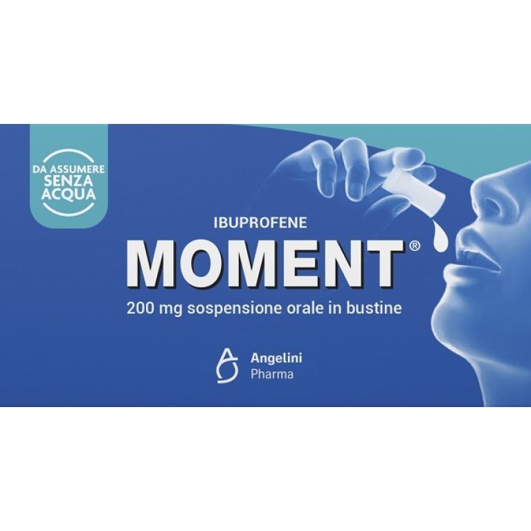 Moment bustine liquide - sospensione orale contro il mal di testa - 8 bustine 200 mg