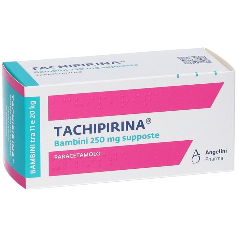 Tachipirina Bambini 20 Supposte - 250 mg da 11 a 20 Kg