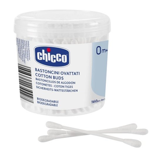 Chicco Cotton Fioc - bastoncini ovattati - 160 pezzi