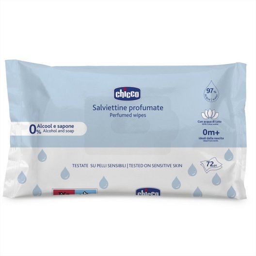 Chicco Salviettine detergenti profumate - 72 salviettine