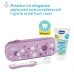 Chicco Set primi dentini Rosa - dentifricio e spazzolino con custodia 6 mesi+ 