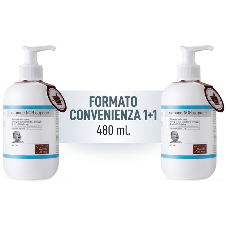Fiocchi di Riso - Sapone non Sapone Bipacco - 240 ml + 240 ml