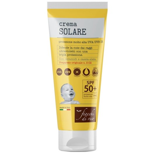 Fiocchi di Riso - Crema Solare SPF 50+ tubo - 100 ml