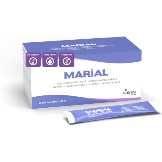 Marial Trattamento Reflusso Gastroesofageo | 20 Oral Stick 15ml Marial Trattamento Reflusso Gastroesofageo | 20 Oral Stick 15ml