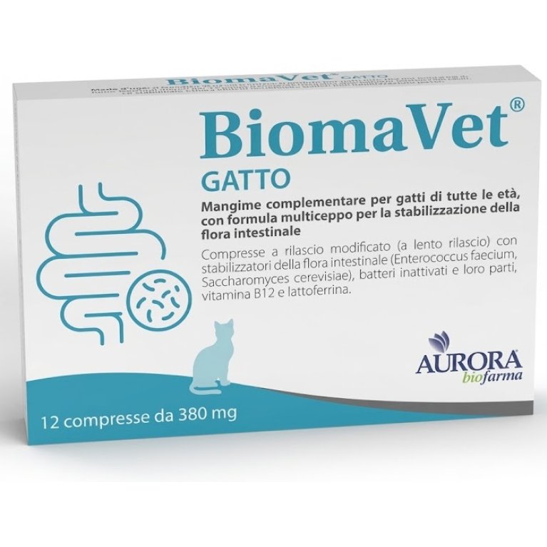 BiomaVet Gatto 12 Compresse 380mg 
