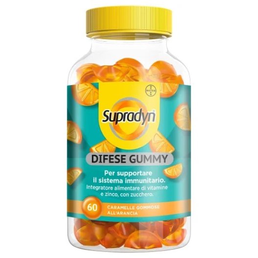 Supradyn Difese Gummy - Caramelle gommose per il sistema immunitario - 60 caramelle