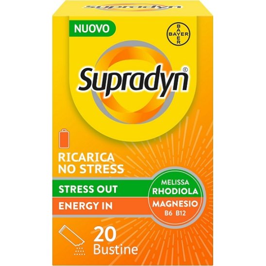 Supradyn Ricarica No Stress - per la stanchezza fisica e mentale - 20 bustine