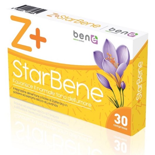 Z+ StarBene - integratore con zafferano per il tono dell'umore - 30 compresse