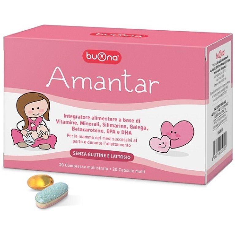 Amantar - multivitaminico dopo il parto - 20 compresse +20 capsule molli