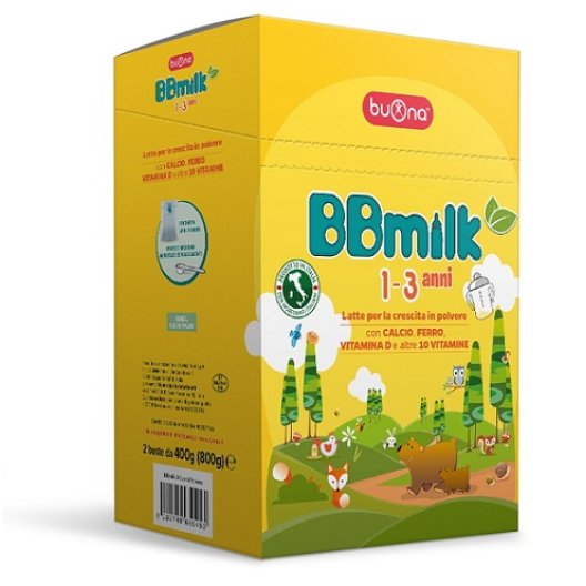 BBmilk 1-3 latte in polvere 2 buste da 400 grammi