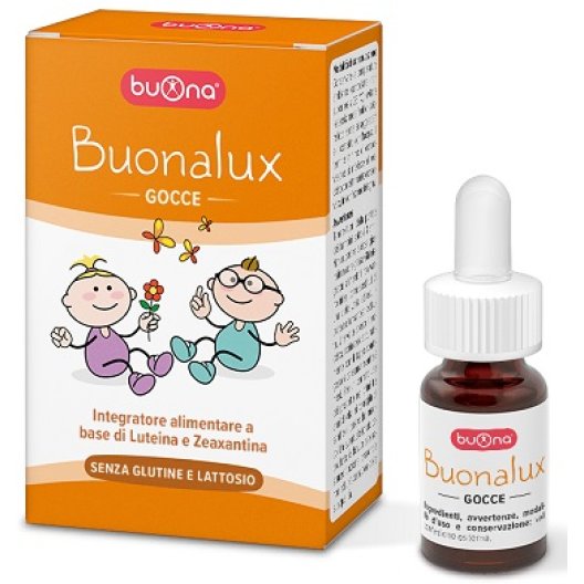 Buonalux gocce di luteina e zeaxantina per il benessere degli occhi - 6,5 ml 