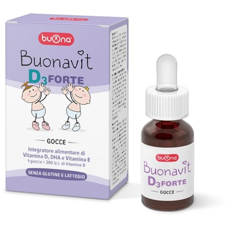 Buonavit D3 forte gocce - integratore di vitamina D e DHA - 12ml