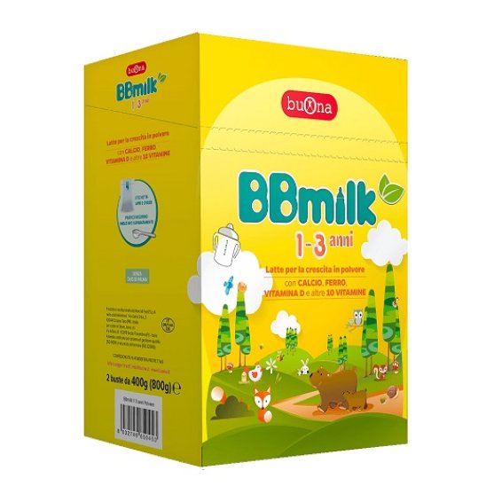 BBmilk 1-3 latte in polvere 2 buste da 400 grammi