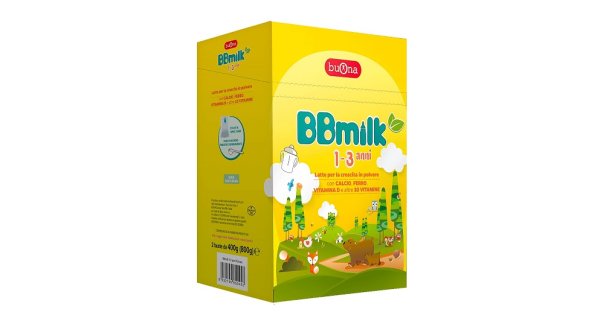 BBmilk 1-3 latte in polvere 2 buste da 400 grammi