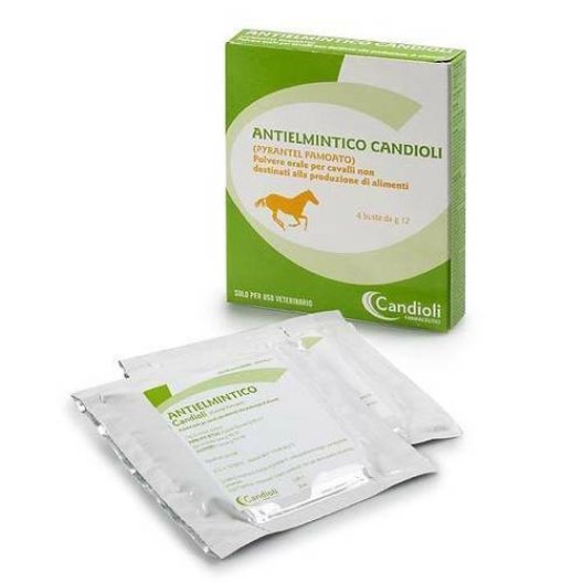 Antielmintico polvere per cavalli 4 bustine da 12 grammi