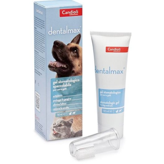 Dentalmax gel stomatologico spazzolabile per cani e gatti 50 ml