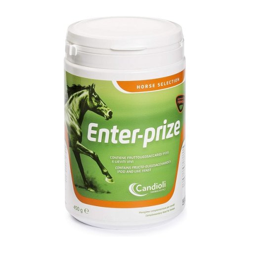 Enter-prize per la corretta funzionalità intestinale dei cavalli 450 grammi