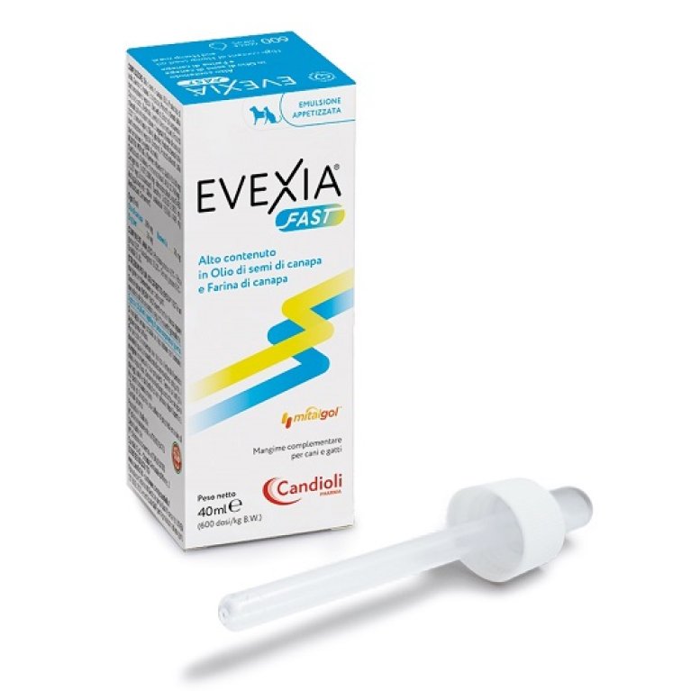 Evexia Fast gocce 40 ml - ad alto contenuto in olio di semi di canapa 