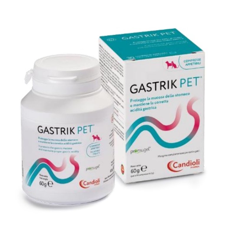 Gastrik Pet per l'acidità gastrica 30 compresse appetibili per cani e gatti
