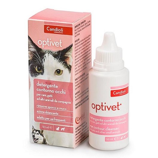 Optivet detergente oculare per animali da compagnia 50 ml