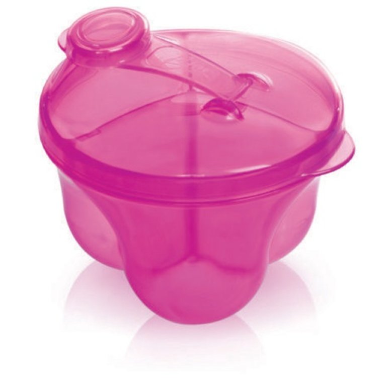 Dosatore per latte in polvere J Bimbi Click 'n Go - Rosa