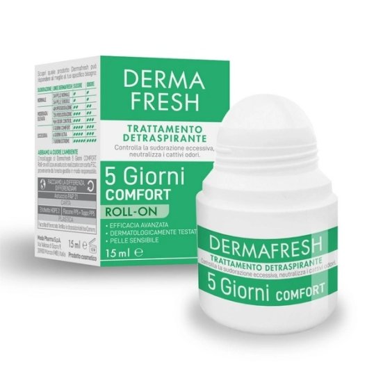 DermaFresh Deodorante Roll On 5 Giorni - Trattamento Detraspirante