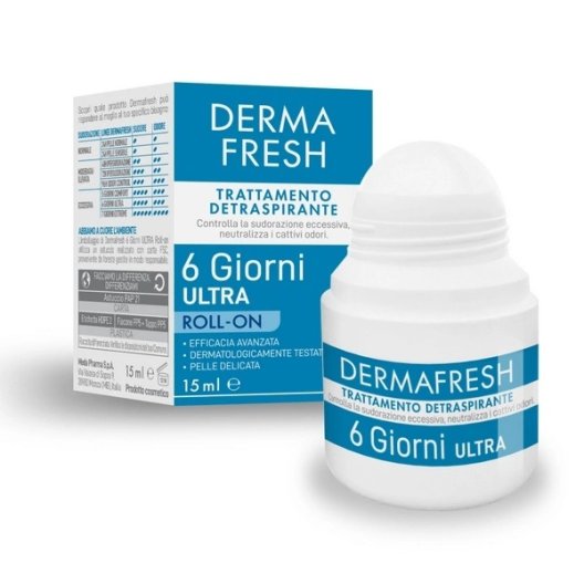 DermaFresh Deodorante Roll On 6 Giorni Ultra - Trattamento Detraspirante