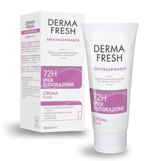 DermaFresh Crema Piedi Antitraspirante 72 h - Ipersudorazione