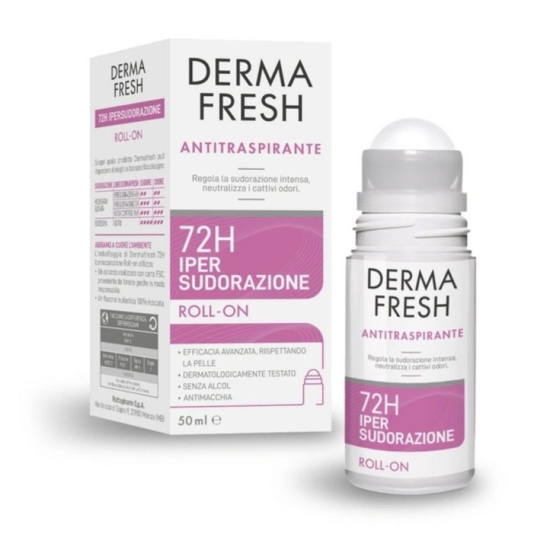 DermaFresh Roll On Antitraspirante 72 h - Ipersudorazione