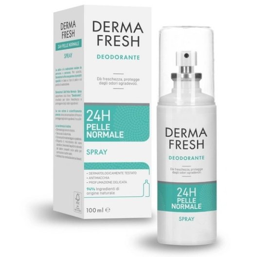 DermaFresh Deodorante Spray 24 ore - Pelle Normale - 100 ml