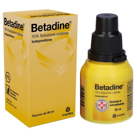 Betadine soluzione cutanea 10% - 50 ml