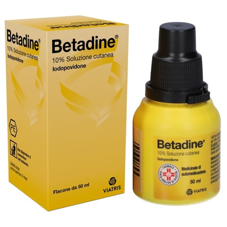 Betadine soluzione cutanea 10% - 50 ml