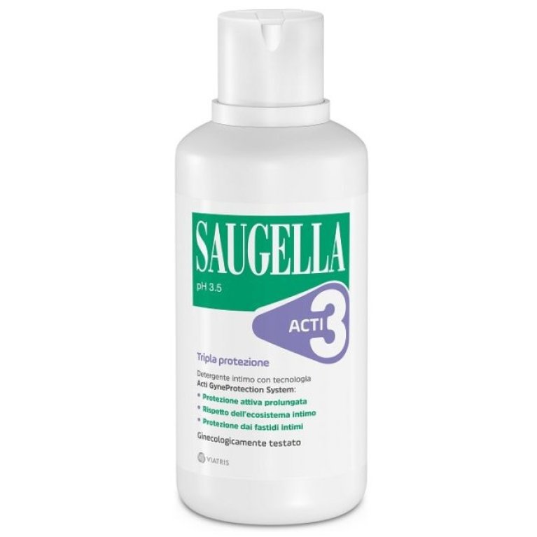 Saugella Acti3 - 500 ml - detergente intimo pH 3.5 Saugella Acti3 - 500 ml - detergente intimo pH 3.5