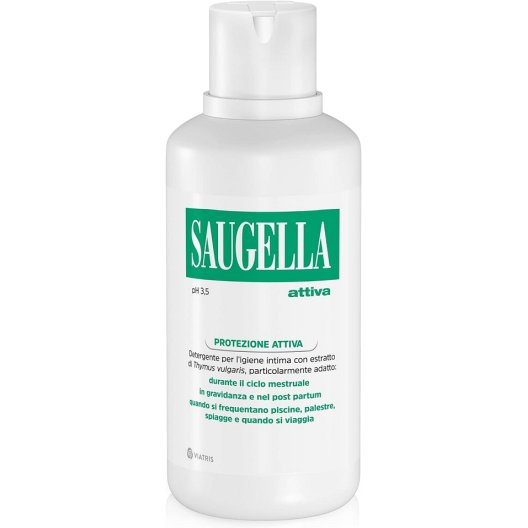 Saugella Verde Attiva - 500 ml - detergente intimo pH acido 3,5