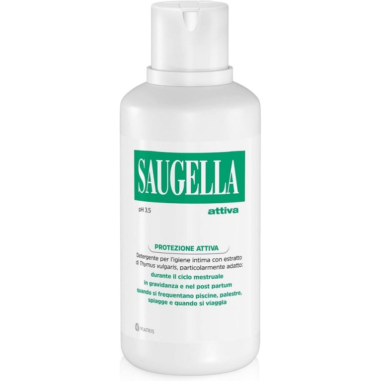 Saugella Verde Attiva - 500 ml - detergente intimo pH acido 3,5