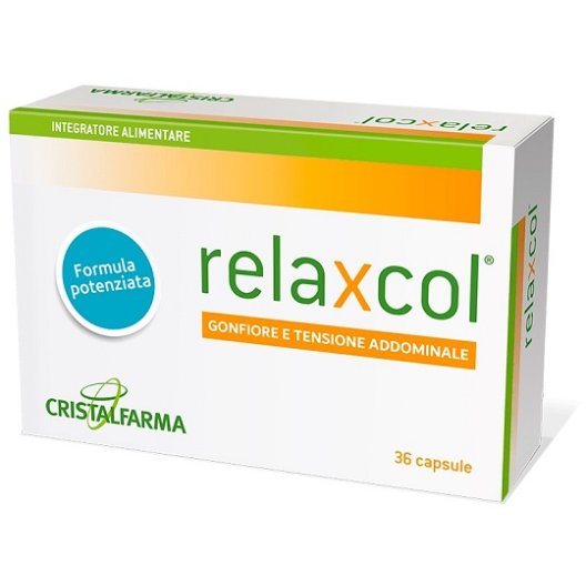 Relaxcol - integratore per il gonfiore e la tensione addominale - 36 capsule