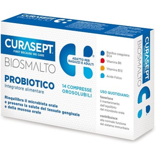 Curasept Biosmalto Probiotico - 14 compresse orosolubili