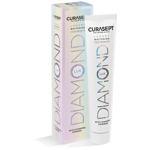 Curasept Luxury Diamond - dentifricio sbiancante con polvere di diamanti - 75 ml