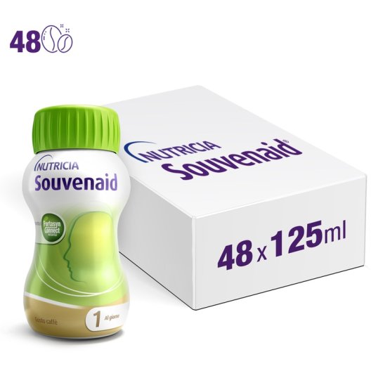 Souvenaid Caffè - 48 bottiglie da 125 ml - Kit Scorta