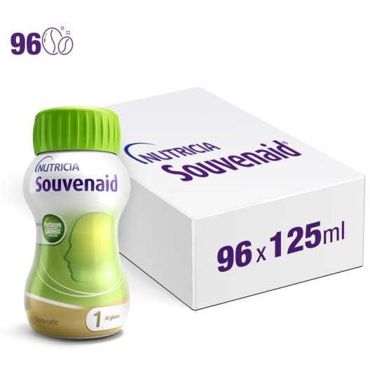 Souvenaid Caffè - 96 bottiglie da 125 ml - Terapia Prolungata