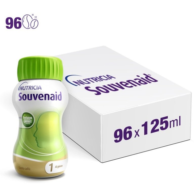 Souvenaid Caffè - 96 bottiglie da 125 ml - Terapia Prolungata Souvenaid Caffè - 96 bottiglie da 125 ml - Terapia Prolungata