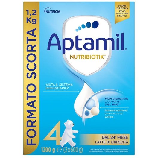 Aptamil 4 Nutribiotik 1200 grammi - Latte in polvere per bambini dai 2 ai 3 anni