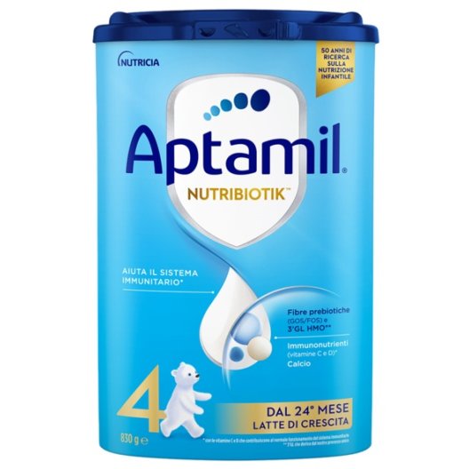 Aptamil 4 Nutribiotik Polvere - 830 grammi - Latte per bambini dai 2 ai 3 anni