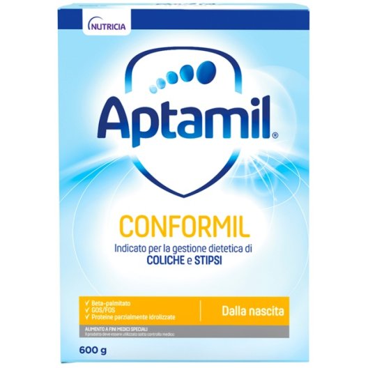 Aptamil Conformil - Latte in polvere per Coliche e Stipsi - 600 grammi