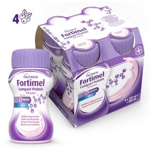 Fortimel Compact Protein Frutti di Bosco - Supplemento 4x125ml Fortimel Compact Protein Frutti di Bosco - Supplemento 4x125ml