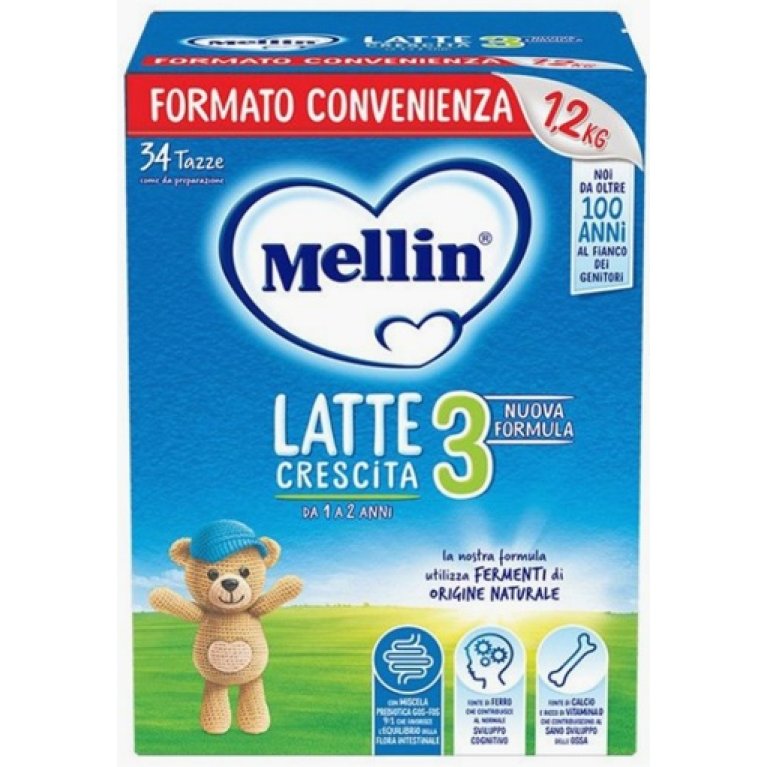 Latte Mellin 3 Polvere 1200g - Dal 12° mese