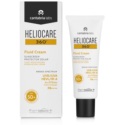 Heliocare 360° Fluid Cream SPF 50+ - crema viso ultraleggera protezione alta - 50 ml